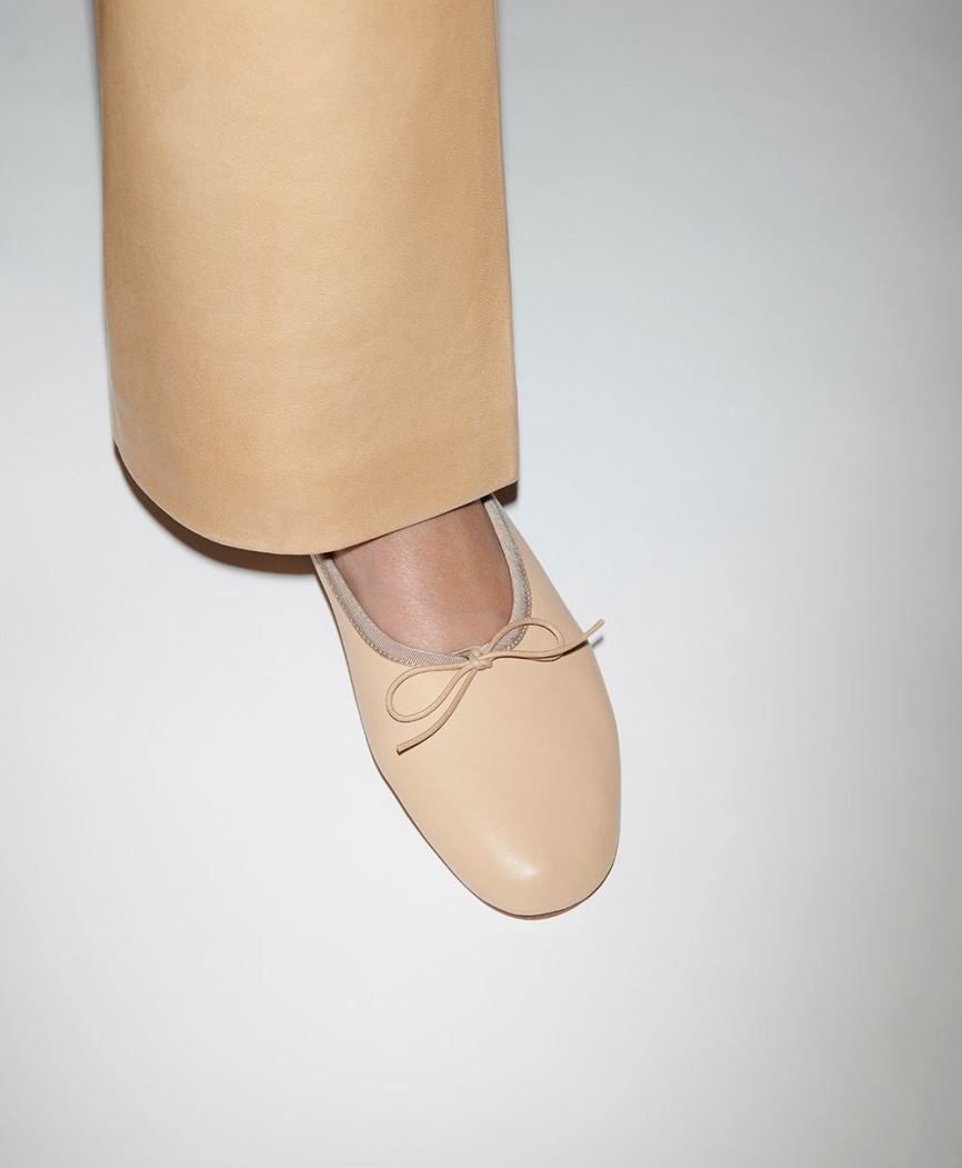 Baletki Damskie Mansur Gavriel Dream Ballerina Beżowe | 079-SYILCX