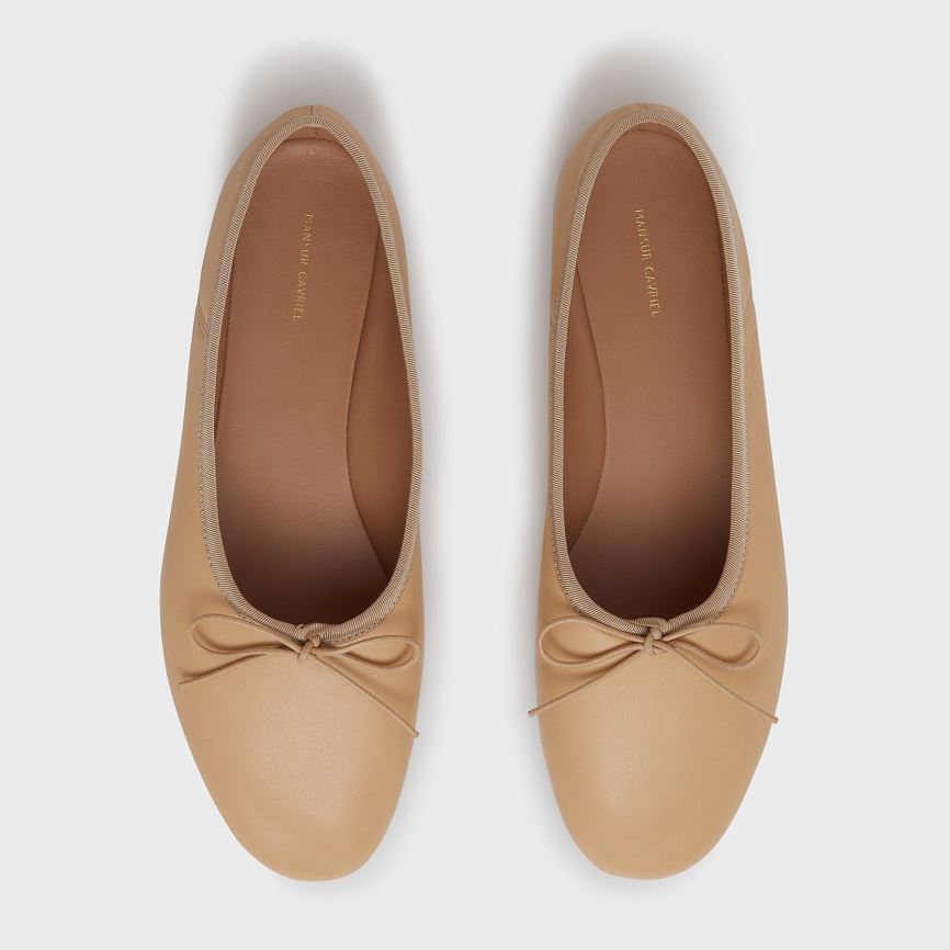 Baletki Damskie Mansur Gavriel Dream Ballerina Beżowe | 079-SYILCX