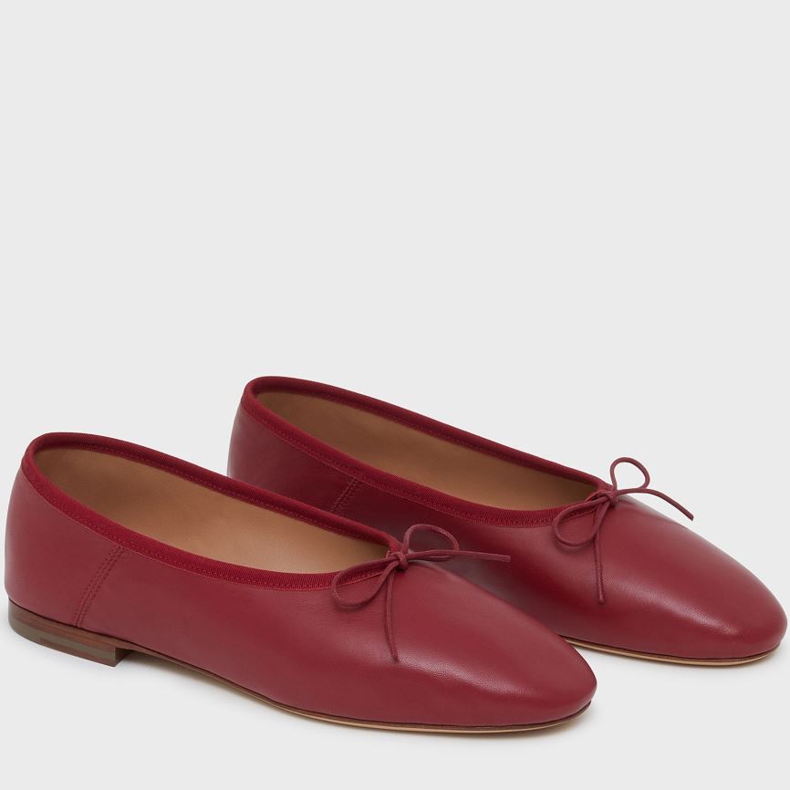 Baletki Damskie Mansur Gavriel Dream Ballerina Czerwone | 125-JZWRFU