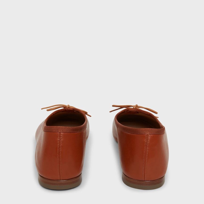 Baletki Damskie Mansur Gavriel Dream Ballerina Brązowe | 493-TZMHDX