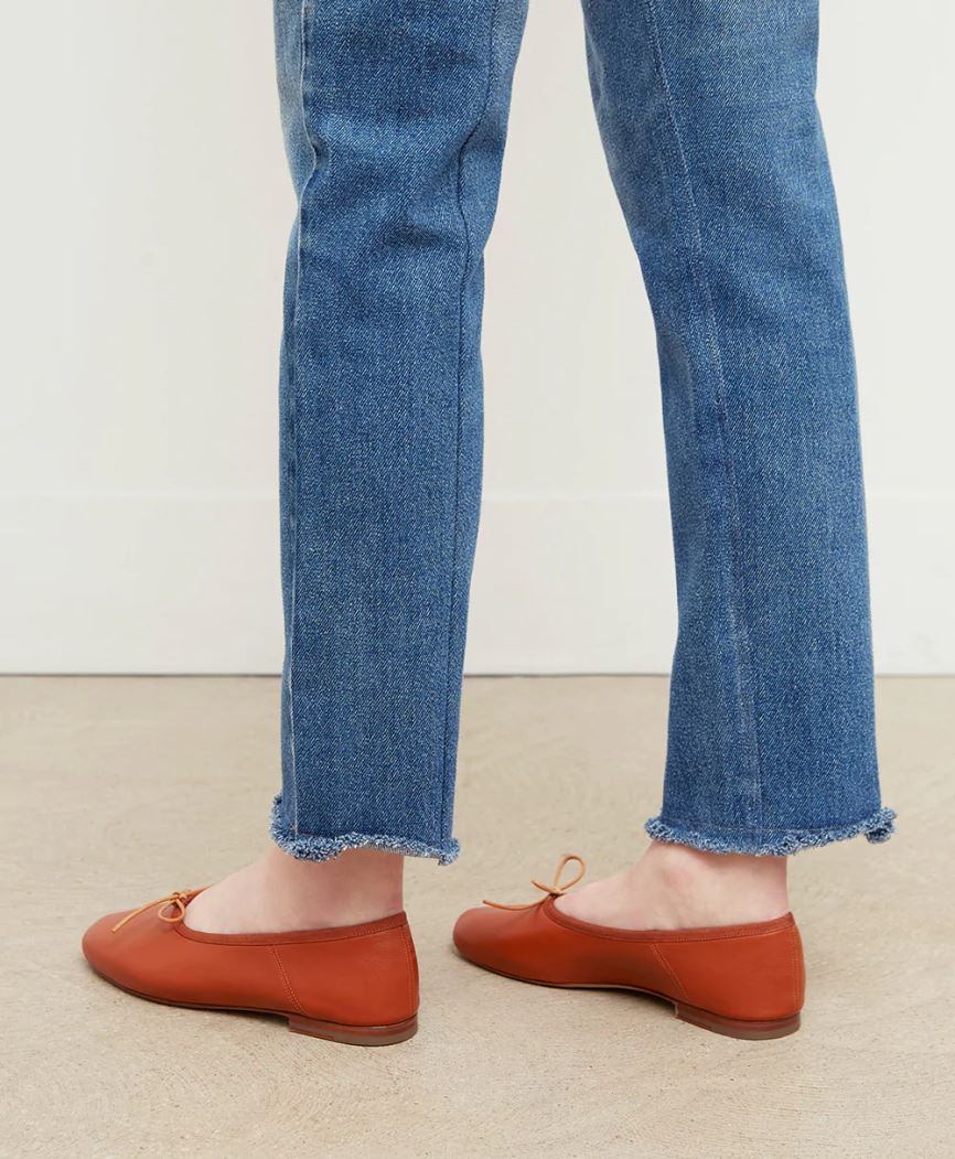 Baletki Damskie Mansur Gavriel Dream Ballerina Brązowe | 493-TZMHDX