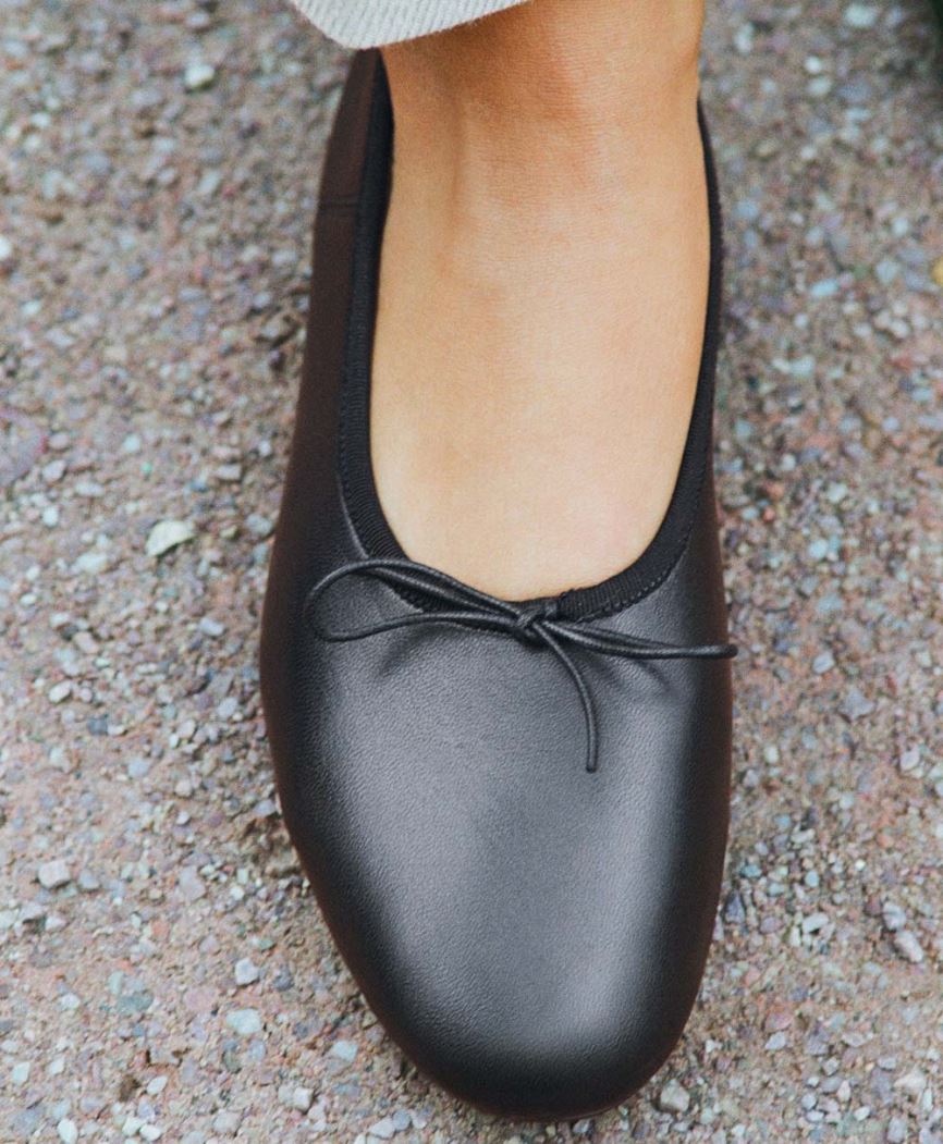 Baletki Damskie Mansur Gavriel Dream Ballerina Czarne | 560-XVLQZP