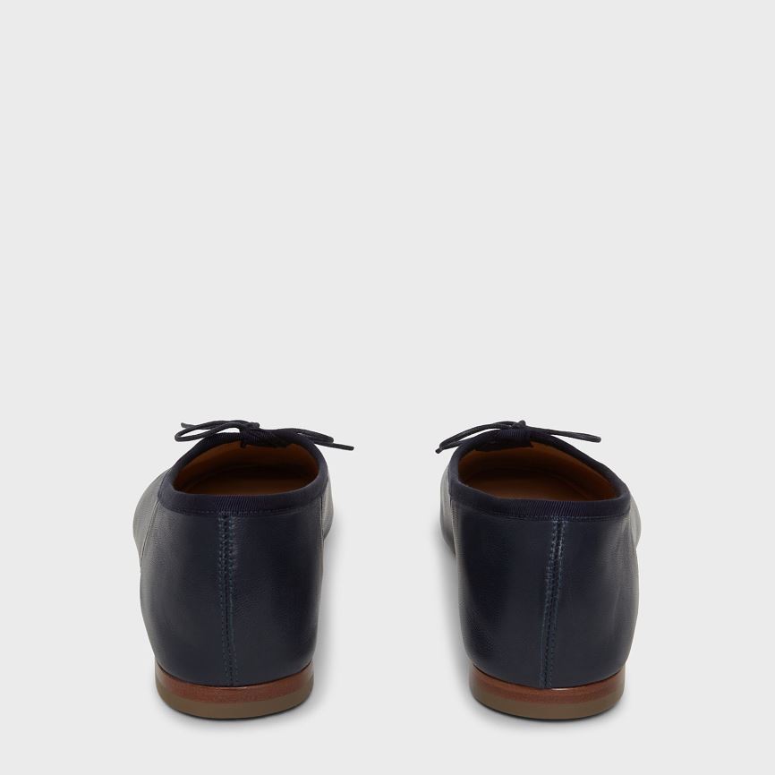 Baletki Damskie Mansur Gavriel Dream Ballerina Ciemny Granatowe | 563-MYBJHK