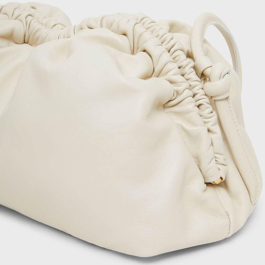 Kopertówki Damskie Mansur Gavriel Cloud Kremowe | 132-VXQUWC