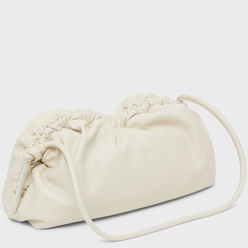 Kopertówki Damskie Mansur Gavriel Cloud Kremowe | 132-VXQUWC