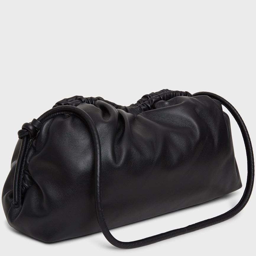 Kopertówki Damskie Mansur Gavriel Cloud Czarne | 473-KUEJCX