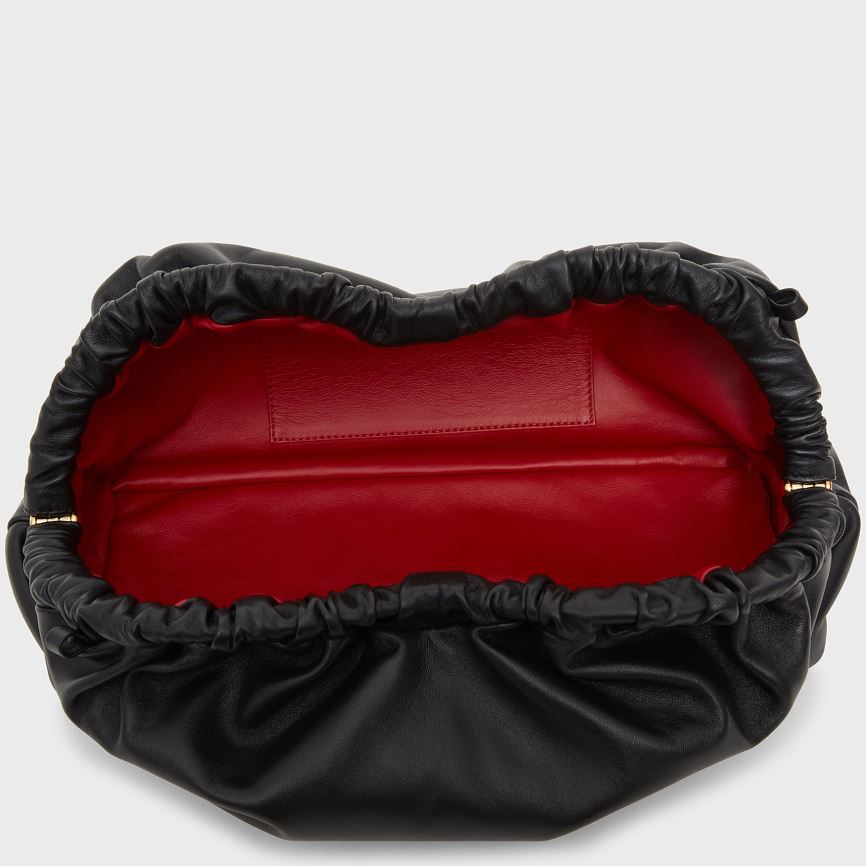 Kopertówki Damskie Mansur Gavriel Cloud Czarne | 473-KUEJCX