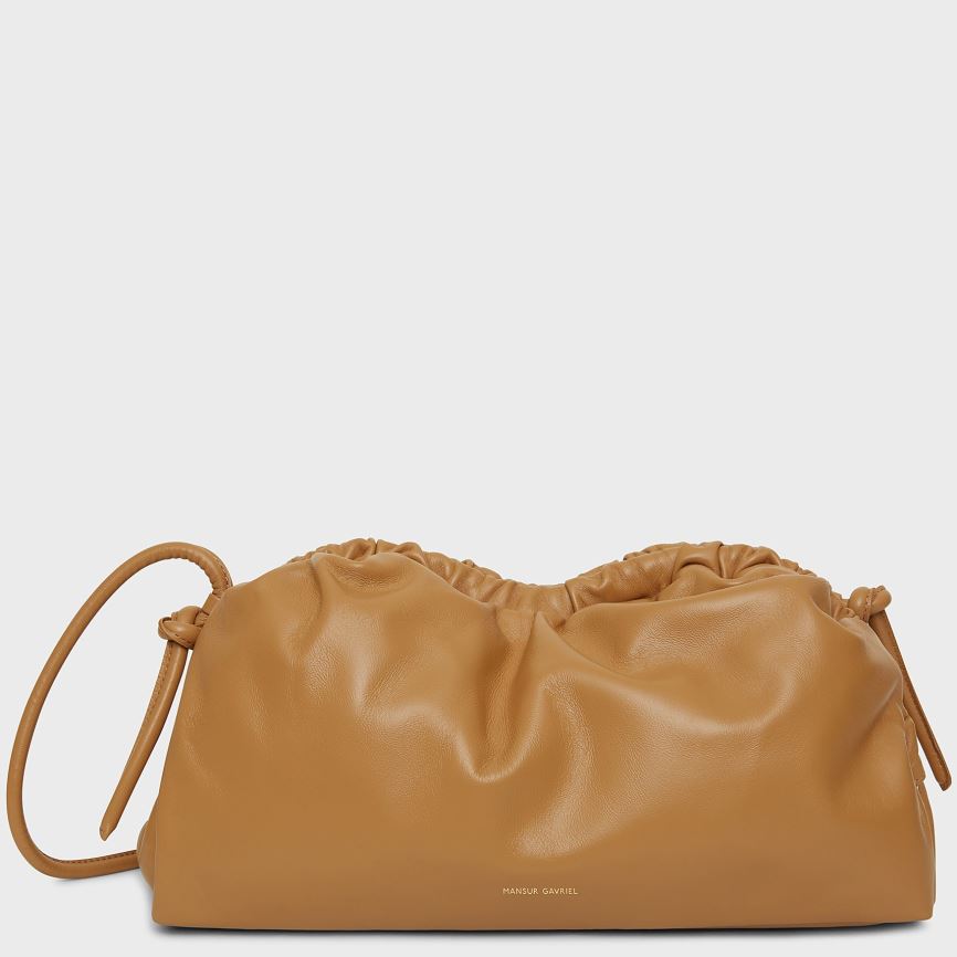 Kopertówki Damskie Mansur Gavriel Cloud Brązowe | 709-ZMWGRX