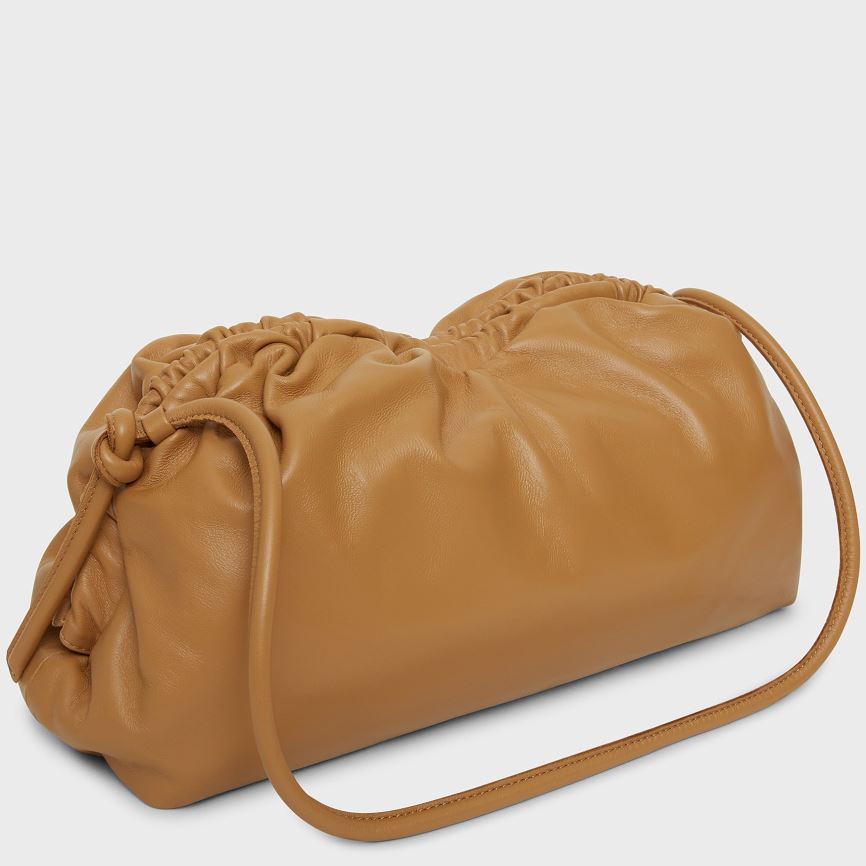 Kopertówki Damskie Mansur Gavriel Cloud Brązowe | 709-ZMWGRX