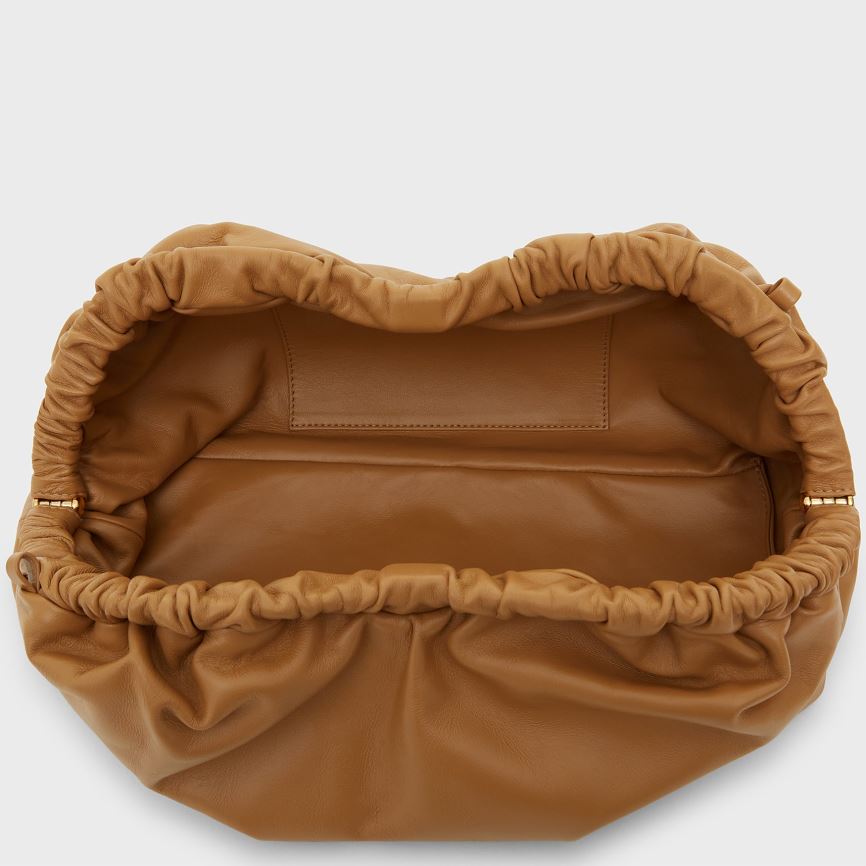 Kopertówki Damskie Mansur Gavriel Cloud Brązowe | 709-ZMWGRX