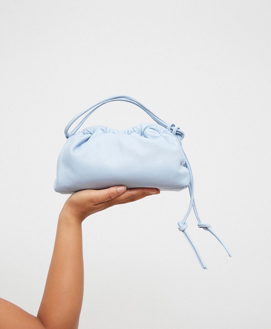 Kopertówki Damskie Mansur Gavriel Mini Cloud Głęboka Niebieskie | 394-EVLOPD