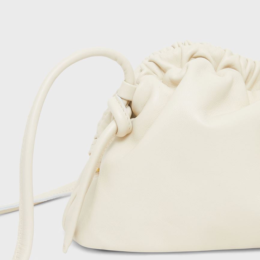 Kopertówki Damskie Mansur Gavriel Mini Cloud Kremowe | 490-YBXGLF