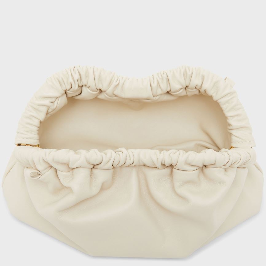 Kopertówki Damskie Mansur Gavriel Mini Cloud Kremowe | 490-YBXGLF