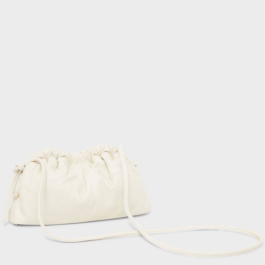 Kopertówki Damskie Mansur Gavriel Mini Cloud Kremowe | 490-YBXGLF