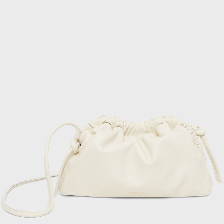 Kopertówki Damskie Mansur Gavriel Mini Cloud Kremowe | 490-YBXGLF