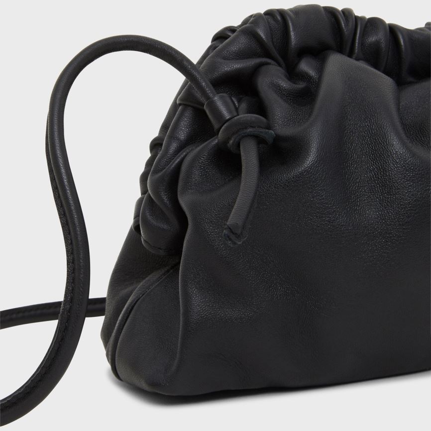 Kopertówki Damskie Mansur Gavriel Mini Cloud Czarne | 510-IEGFQP