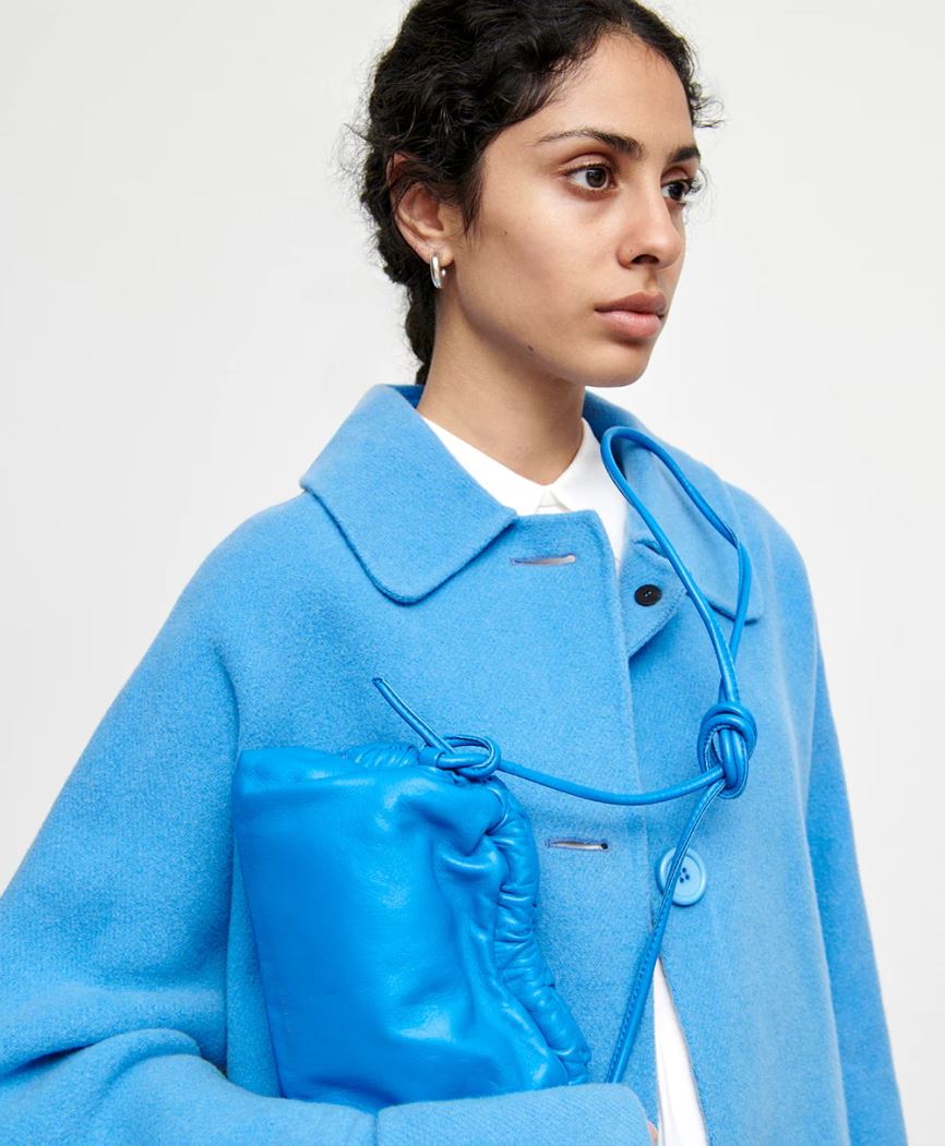 Kopertówki Damskie Mansur Gavriel Mini Cloud Niebieskie | 658-PDCHWR