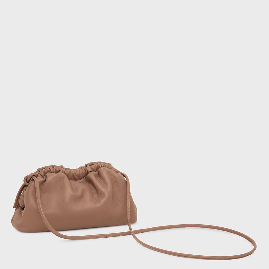 Kopertówki Damskie Mansur Gavriel Mini Cloud Brązowe | 741-CDYEML