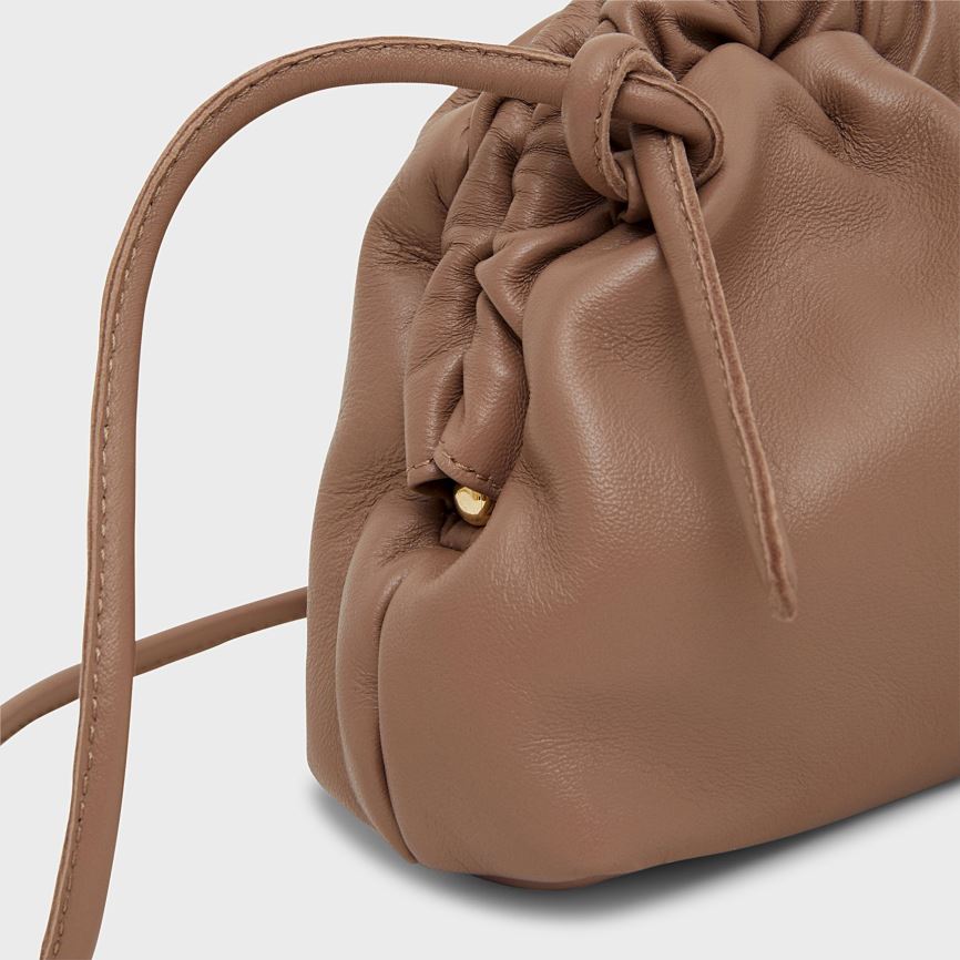 Kopertówki Damskie Mansur Gavriel Mini Cloud Brązowe | 741-CDYEML