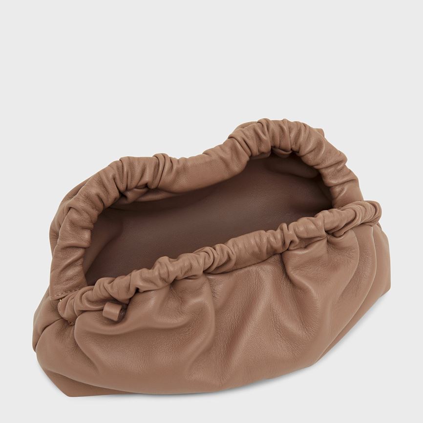 Kopertówki Damskie Mansur Gavriel Mini Cloud Brązowe | 741-CDYEML