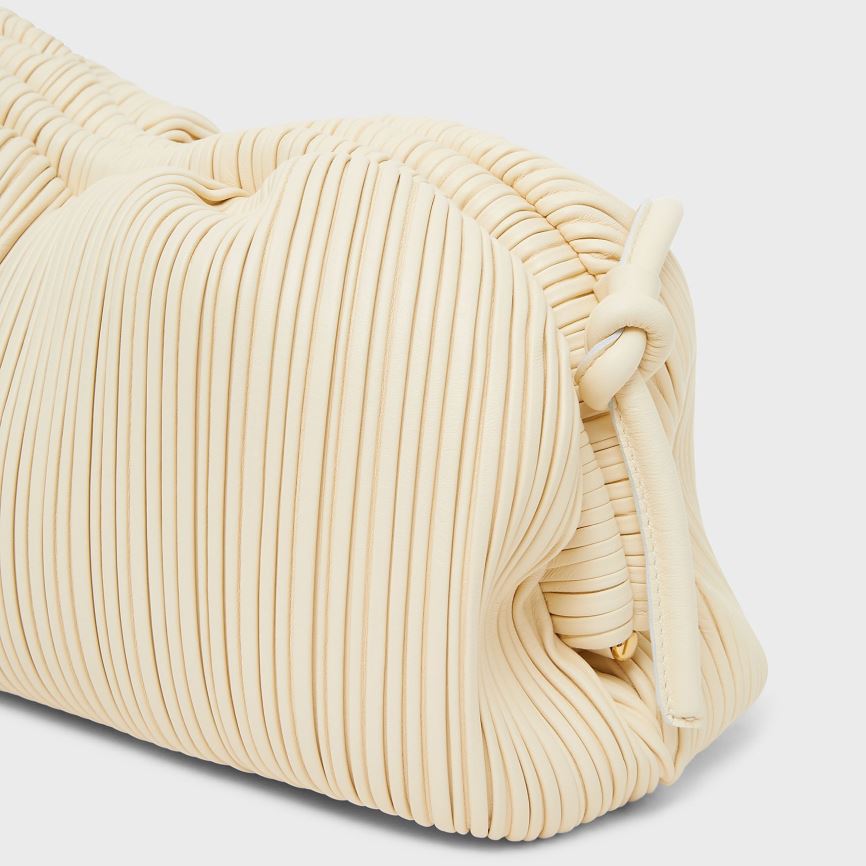 Kopertówki Damskie Mansur Gavriel Pofałdowany Cloud Beżowe | 067-JDACOW