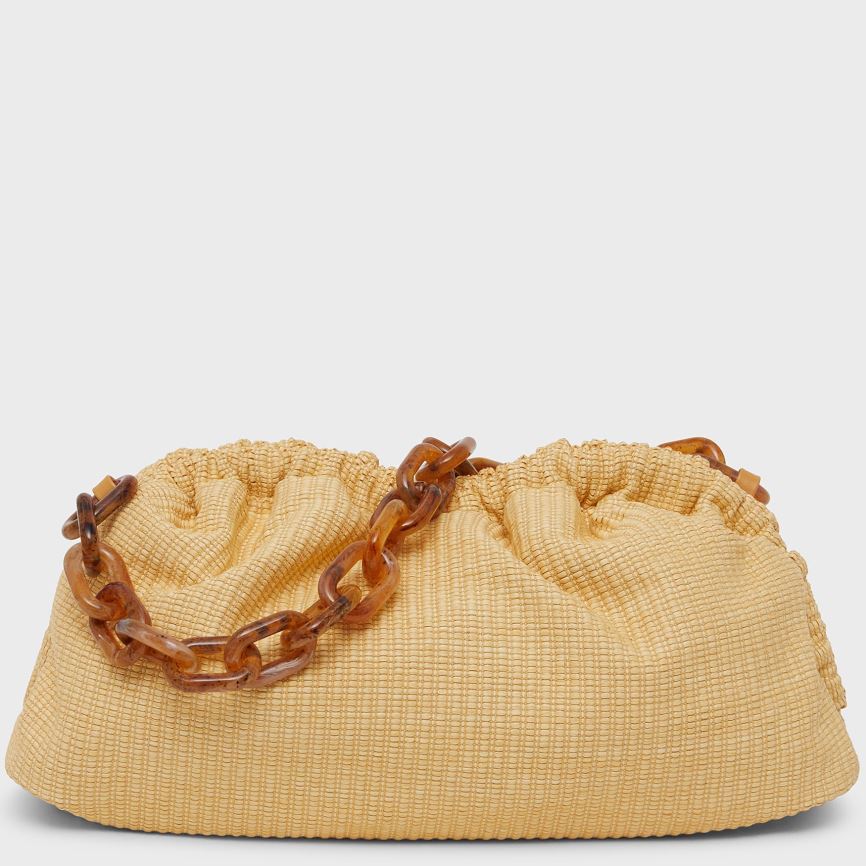 Kopertówki Damskie Mansur Gavriel Twist Cloud Beżowe | 452-LCAOVG