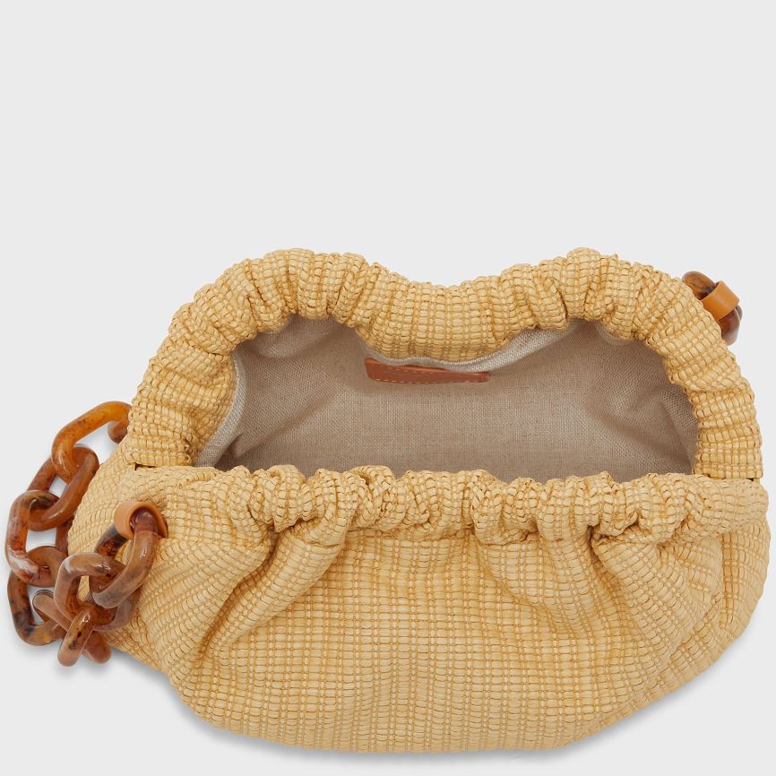 Kopertówki Damskie Mansur Gavriel Twist Mini Cloud Beżowe | 820-SXQHVD