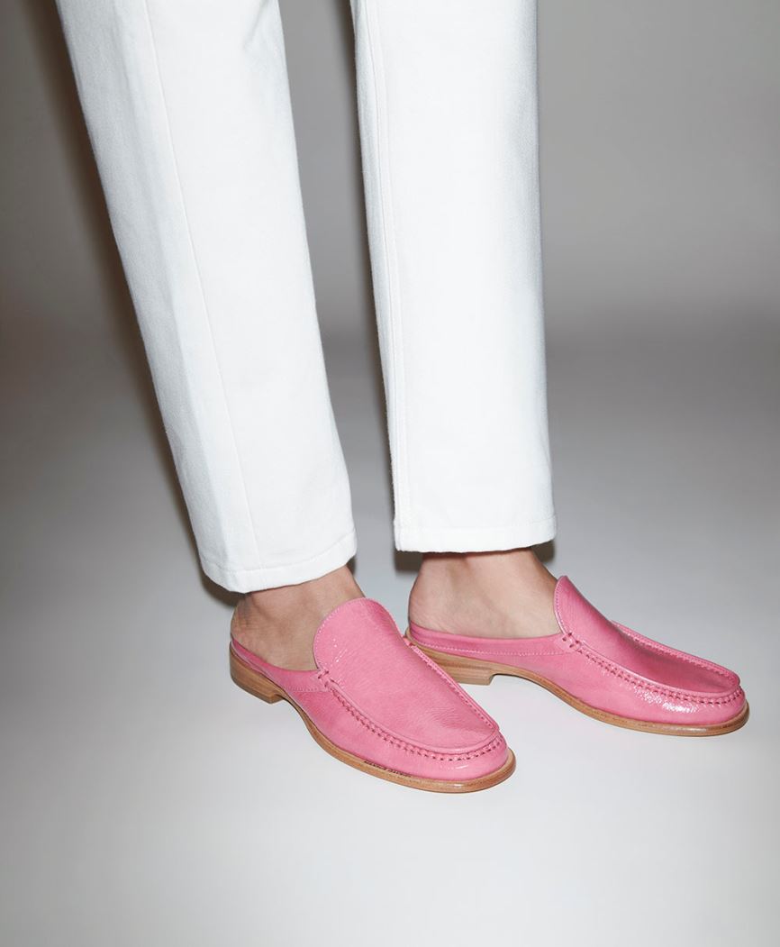 Mules Buty Damskie Mansur Gavriel Walker Różowe | 068-PWMUHD