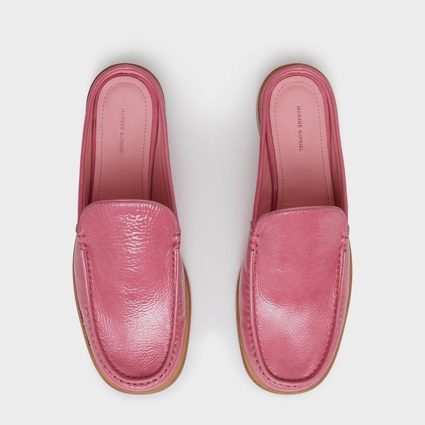 Mules Buty Damskie Mansur Gavriel Walker Różowe | 068-PWMUHD
