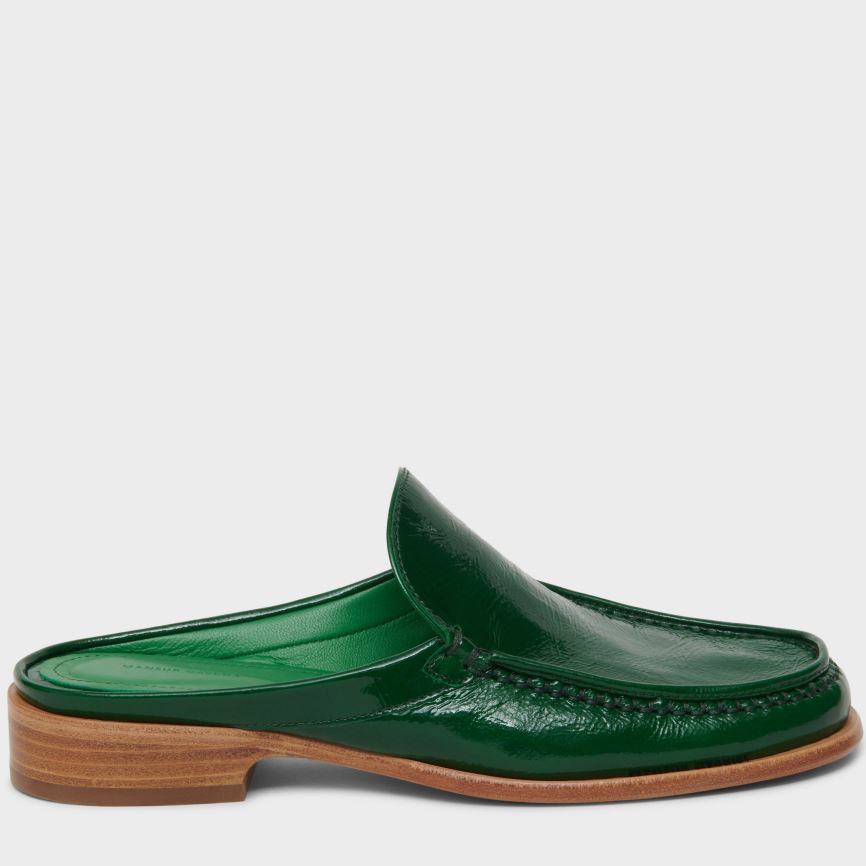 Mules Buty Damskie Mansur Gavriel Walker Zielone | 598-YQCPNK