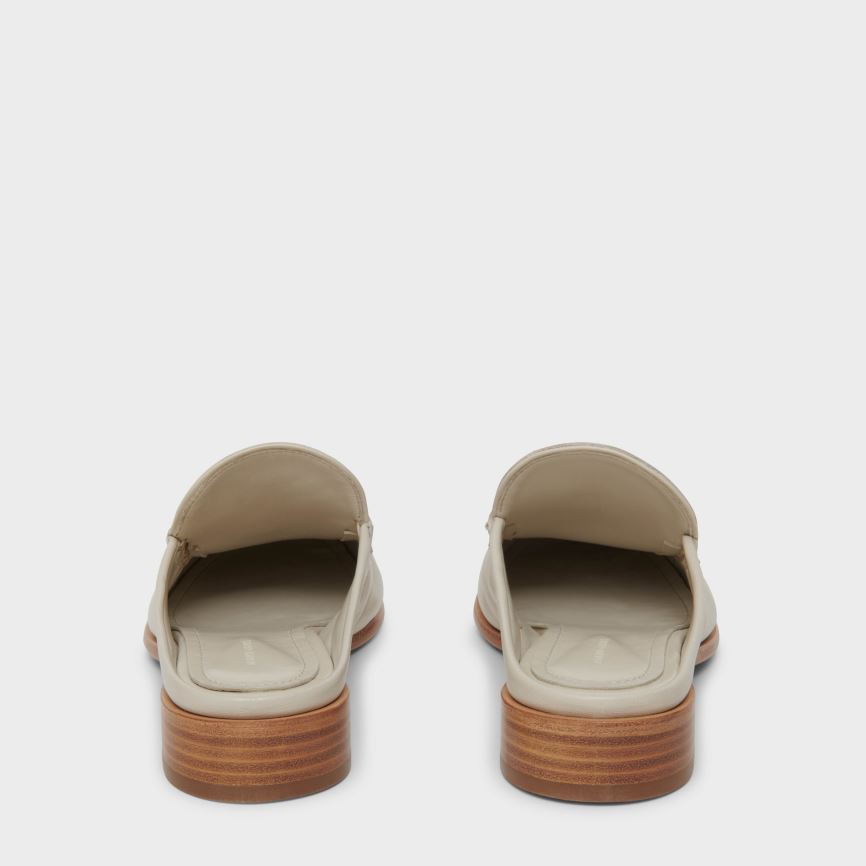 Mules Buty Damskie Mansur Gavriel Walker Kremowe | 806-QRTYXU