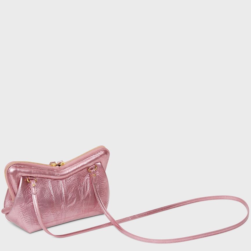 Torba Crossbody Damskie Mansur Gavriel Mini M Frame Różowe | 051-EPMRJX