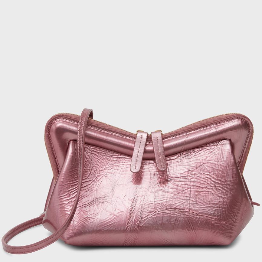 Torba Crossbody Damskie Mansur Gavriel Mini M Frame Różowe | 051-EPMRJX