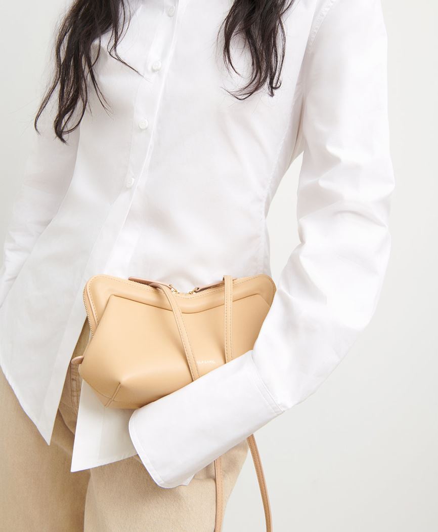 Torba Crossbody Damskie Mansur Gavriel Mini M Frame Głęboka Brązowe | 201-MPCUOI