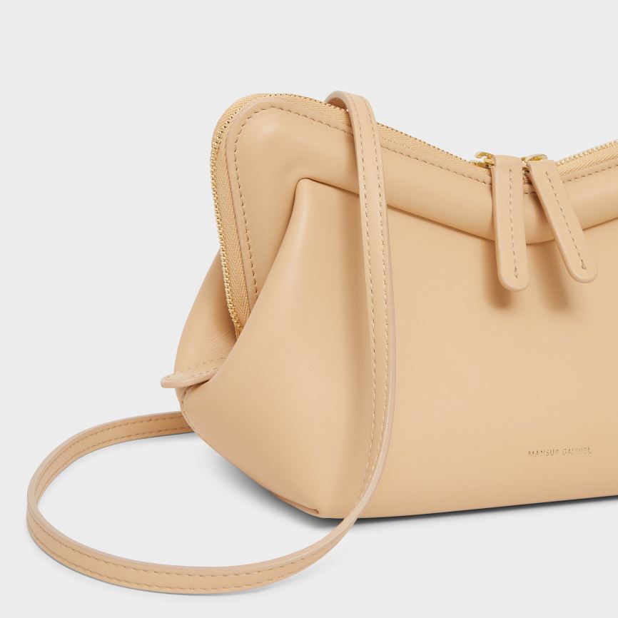 Torba Crossbody Damskie Mansur Gavriel Mini M Frame Głęboka Brązowe | 201-MPCUOI