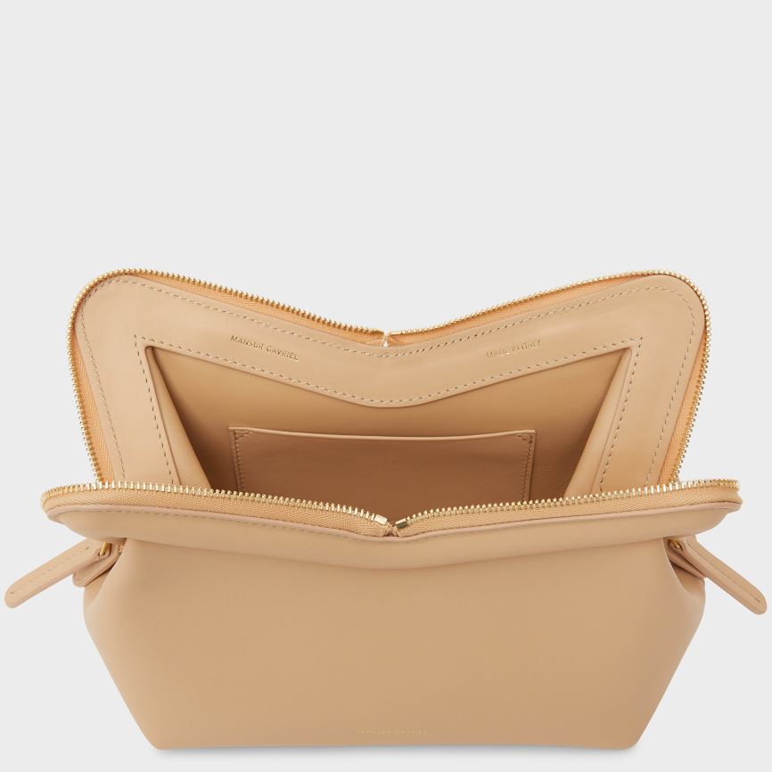 Torba Crossbody Damskie Mansur Gavriel Mini M Frame Głęboka Brązowe | 201-MPCUOI