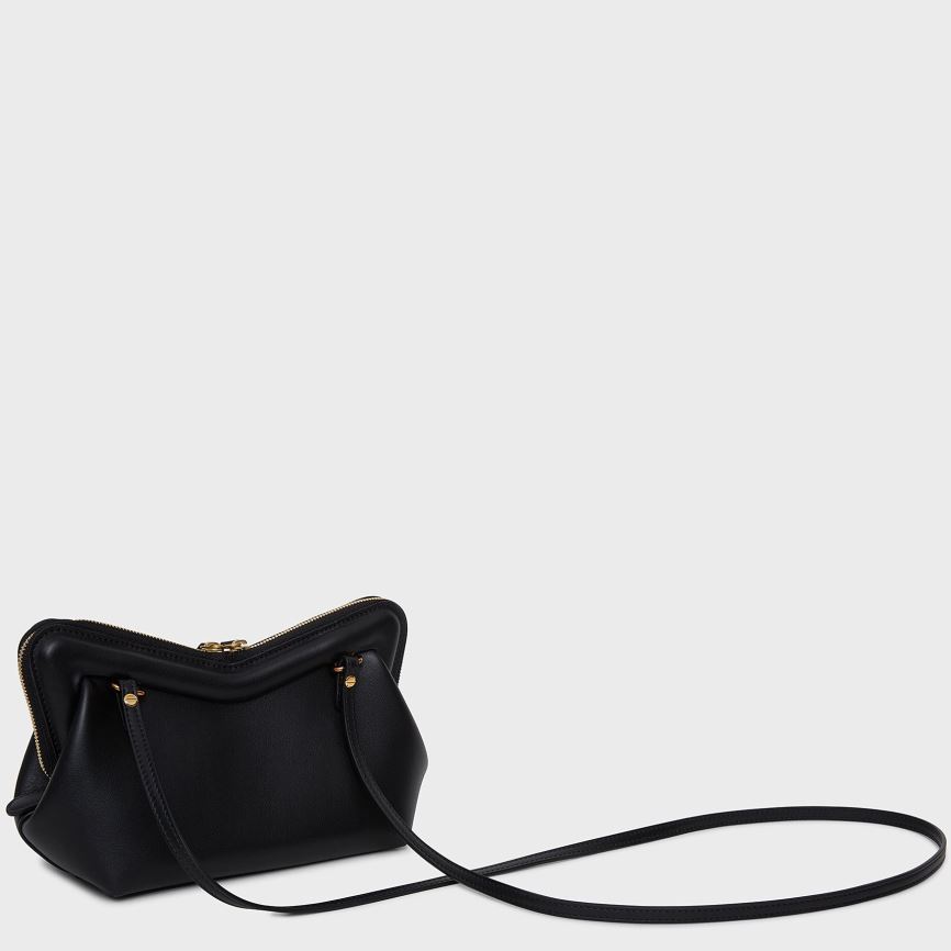Torba Crossbody Damskie Mansur Gavriel Mini M Frame Czarne | 413-UAQMPX