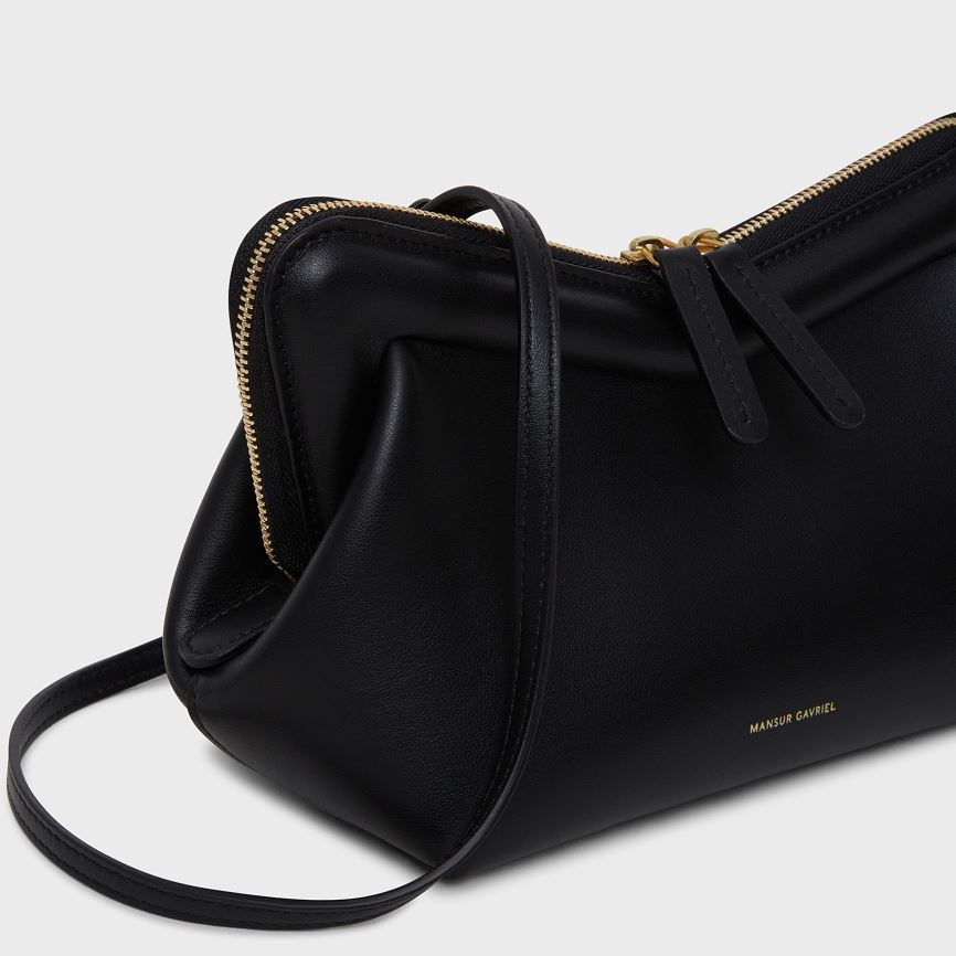 Torba Crossbody Damskie Mansur Gavriel Mini M Frame Czarne | 413-UAQMPX