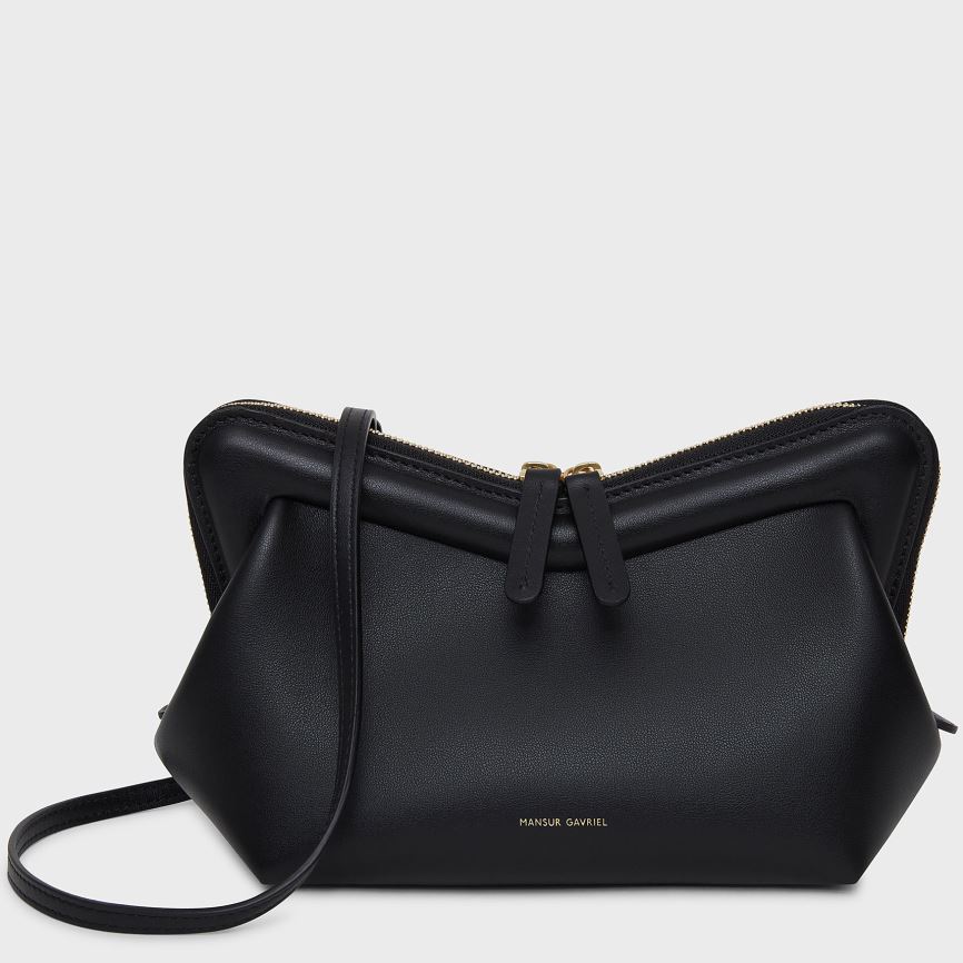 Torba Crossbody Damskie Mansur Gavriel Mini M Frame Czarne | 413-UAQMPX