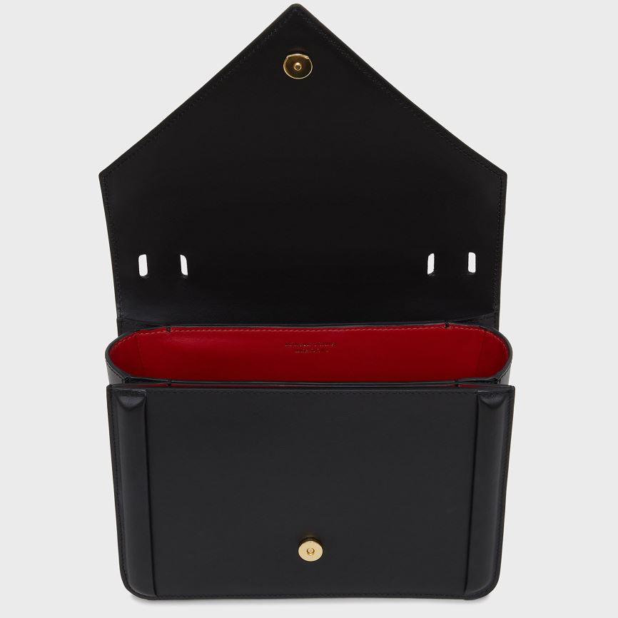 Torba Crossbody Damskie Mansur Gavriel M Frame Box Czarne | 506-HLJUDN
