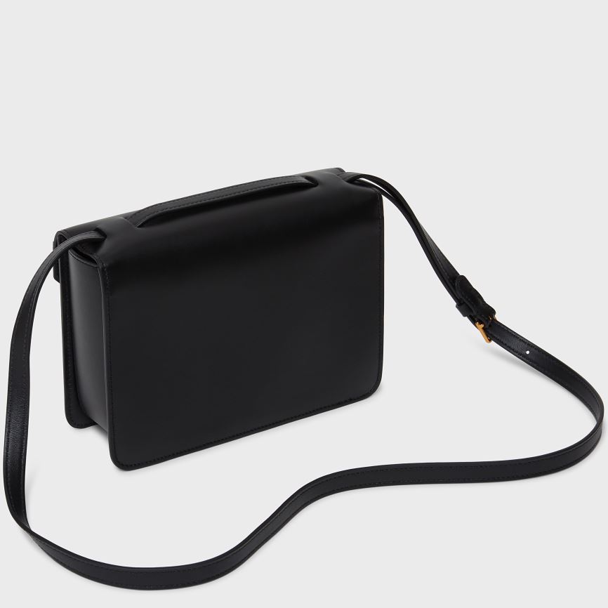 Torba Crossbody Damskie Mansur Gavriel M Frame Box Czarne | 506-HLJUDN