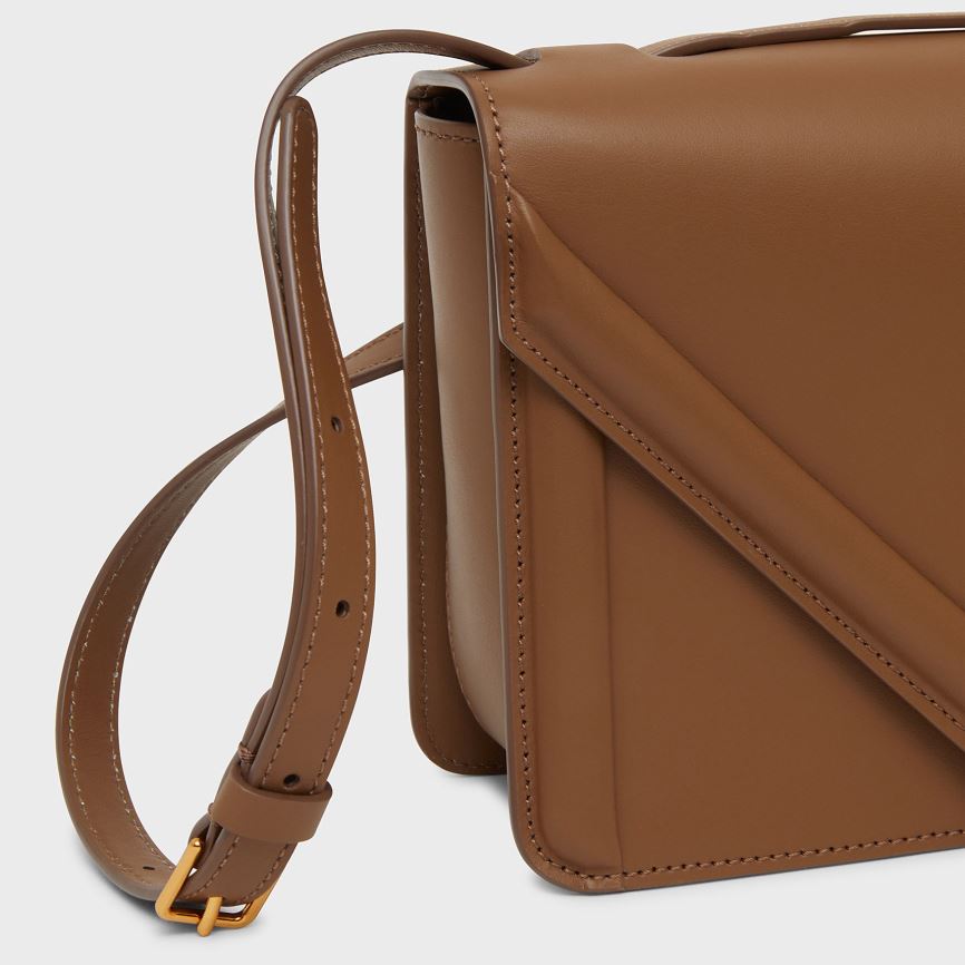 Torba Crossbody Damskie Mansur Gavriel M Frame Box Brązowe | 641-HKSMYB