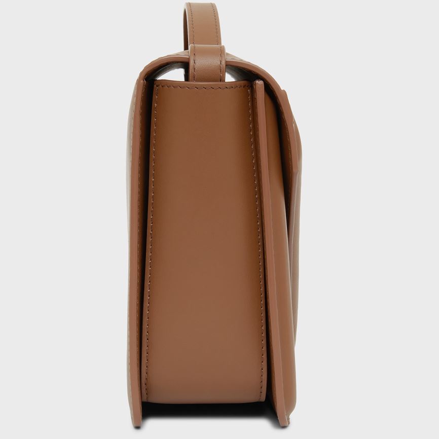 Torba Crossbody Damskie Mansur Gavriel M Frame Box Brązowe | 641-HKSMYB