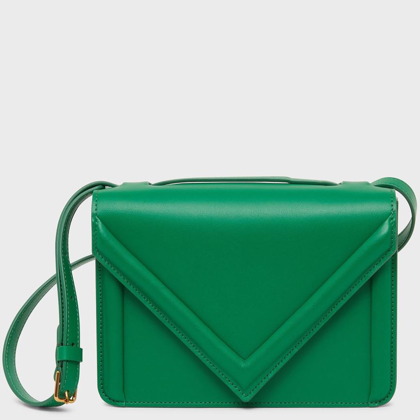 Torba Crossbody Damskie Mansur Gavriel M Frame Box Zielone | 679-KGXCPW