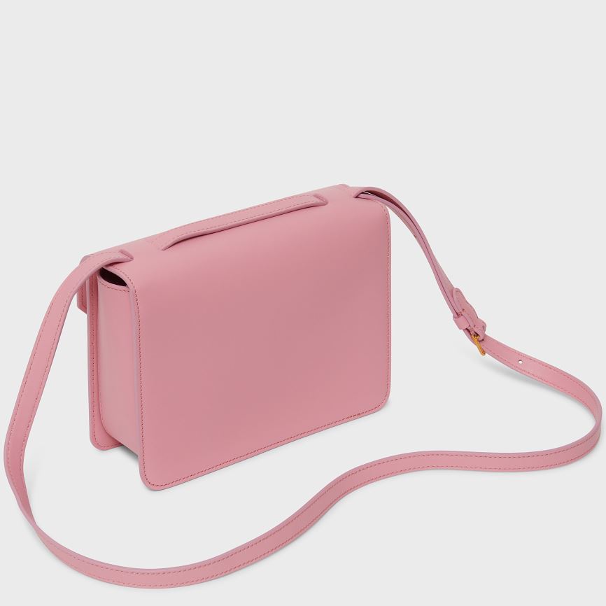 Torba Crossbody Damskie Mansur Gavriel M Frame Box Różowe | 680-SHIFMO