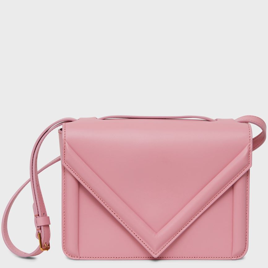 Torba Crossbody Damskie Mansur Gavriel M Frame Box Różowe | 680-SHIFMO