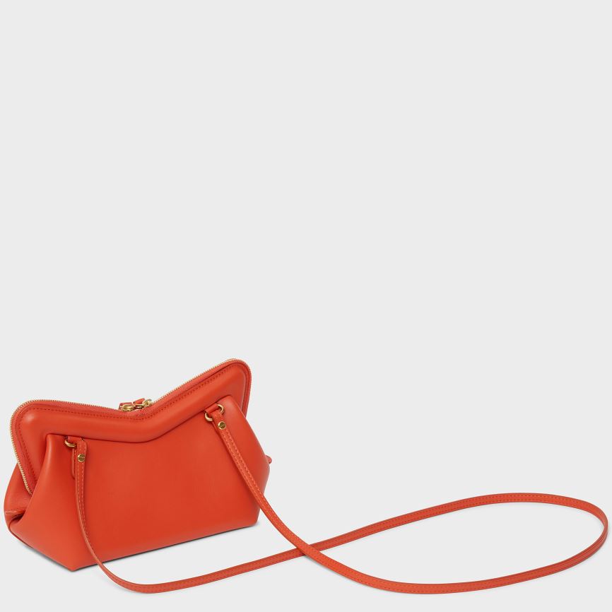 Torba Crossbody Damskie Mansur Gavriel Mini M Frame Pomarańczowe | 726-MTQRAJ