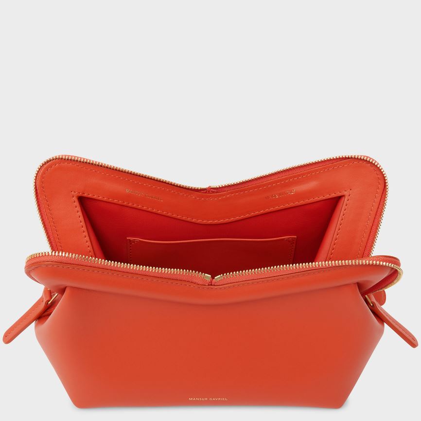 Torba Crossbody Damskie Mansur Gavriel Mini M Frame Pomarańczowe | 726-MTQRAJ