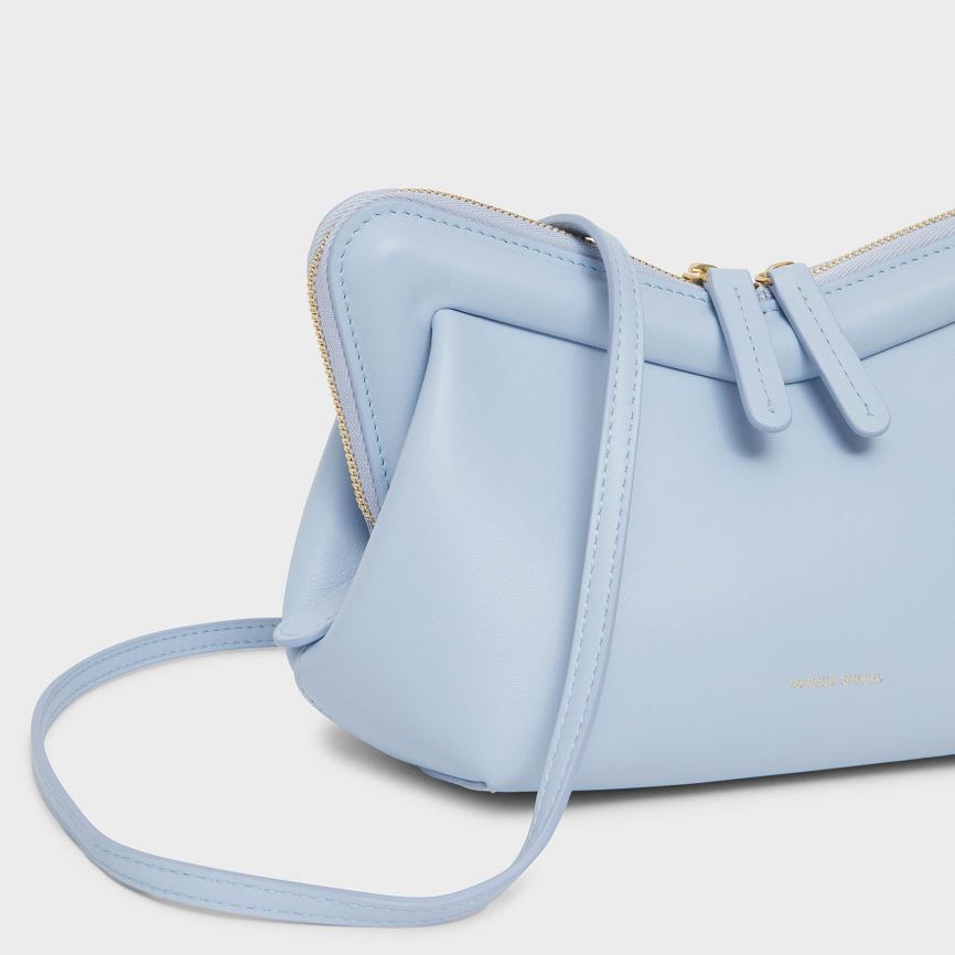 Torba Crossbody Damskie Mansur Gavriel Mini M Frame Głęboka Niebieskie | 751-EMXQPY