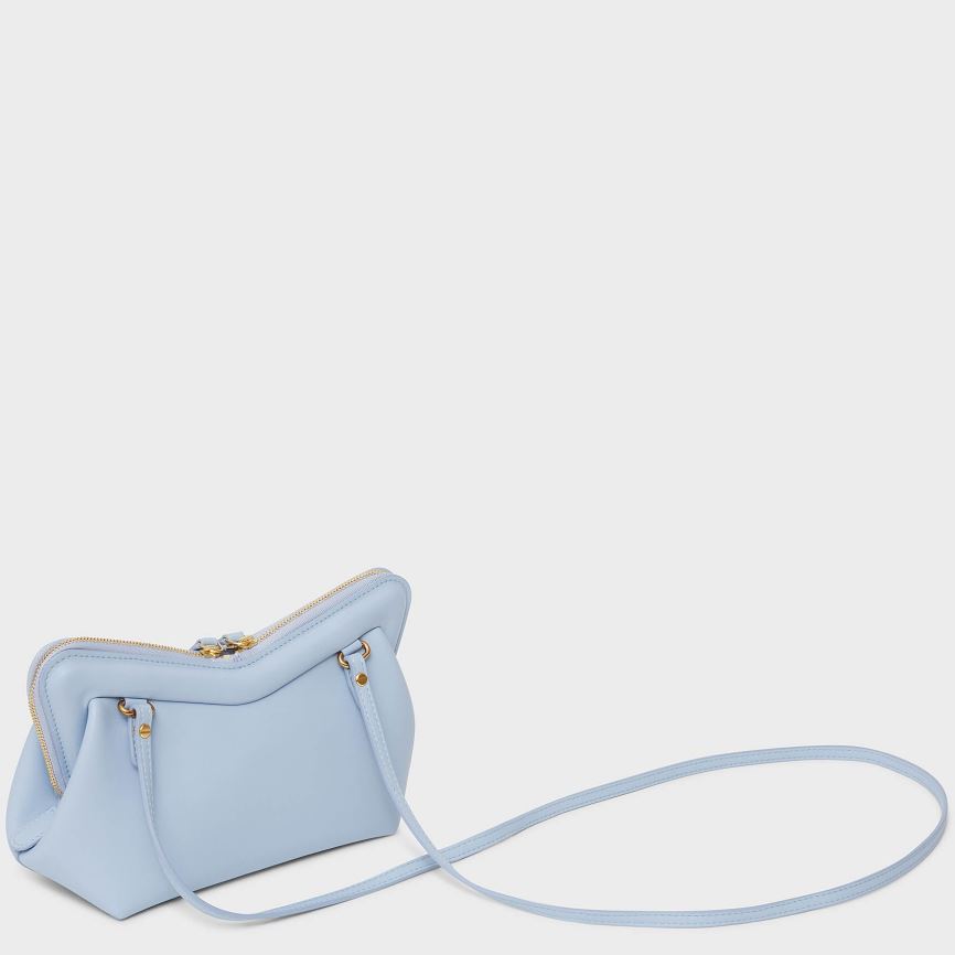 Torba Crossbody Damskie Mansur Gavriel Mini M Frame Głęboka Niebieskie | 751-EMXQPY